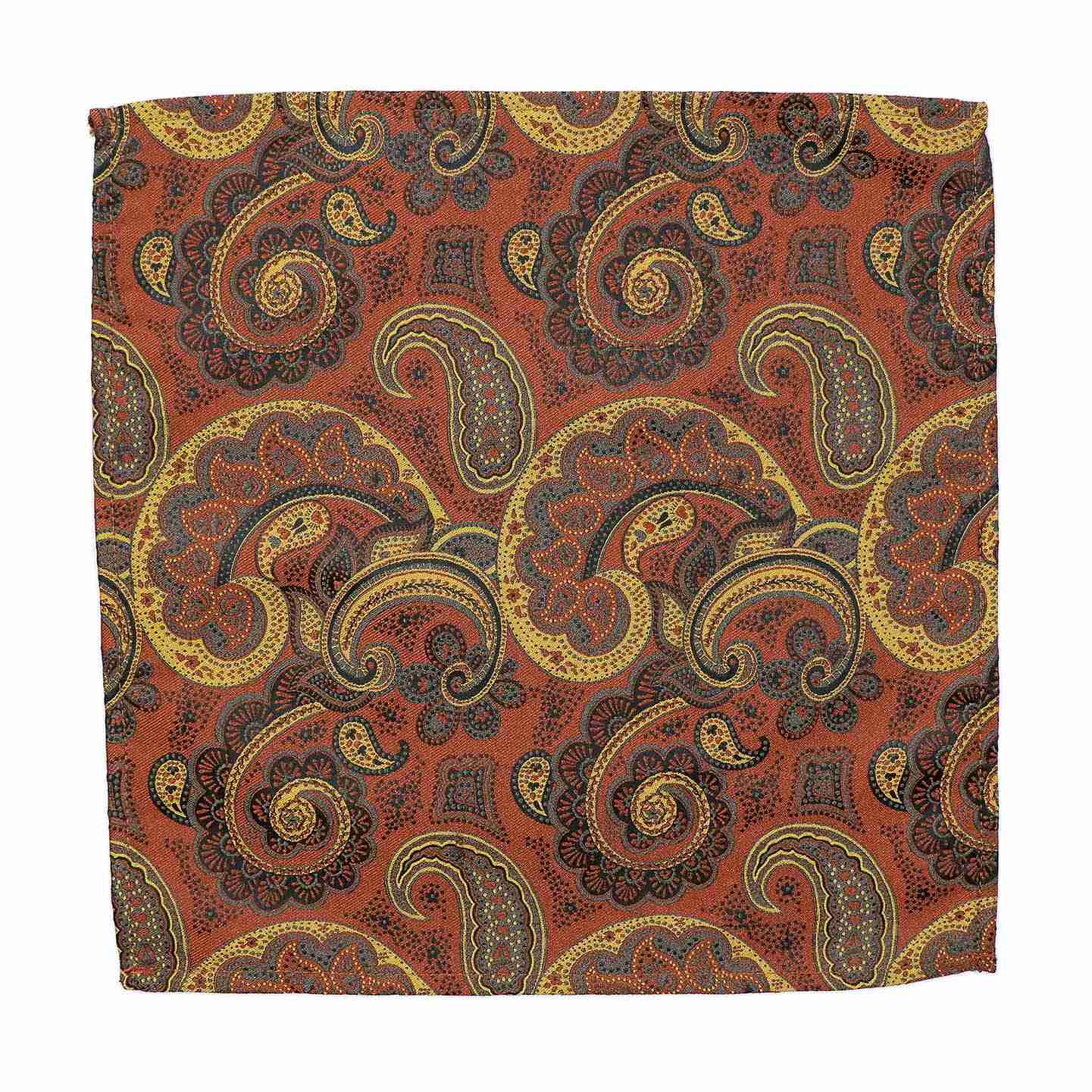 Fellini Luxe Paisley Pocket Square